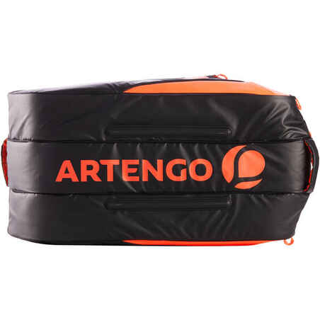 Insulated 12-Racket Tennis Bag XL Pro - Black / Orange Power