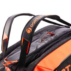 Insulated 12-Racket Tennis Bag XL Pro - Black / Orange Power