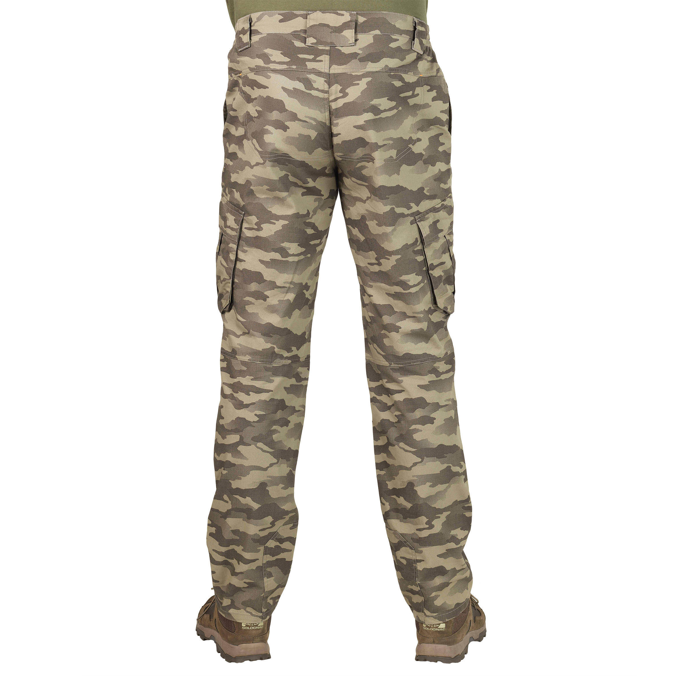 Men Cargo Trousers Pants Army Military Camo Print SG500 - Camo Khaki -  4