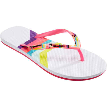 Women's Flip Flops - White