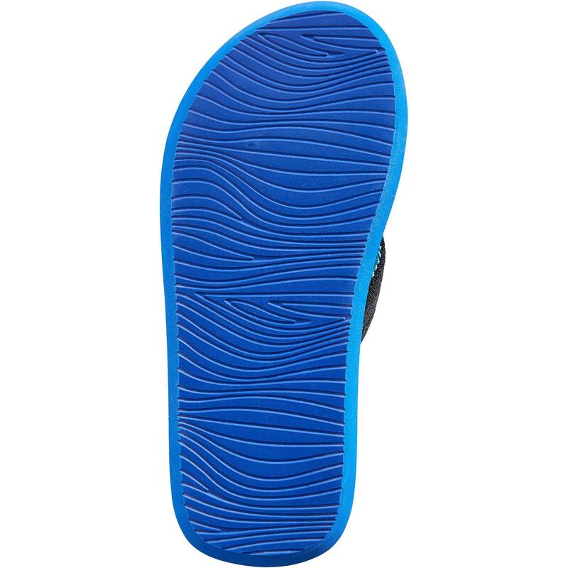 Slippers voor jongens 550 zwart/blauw
