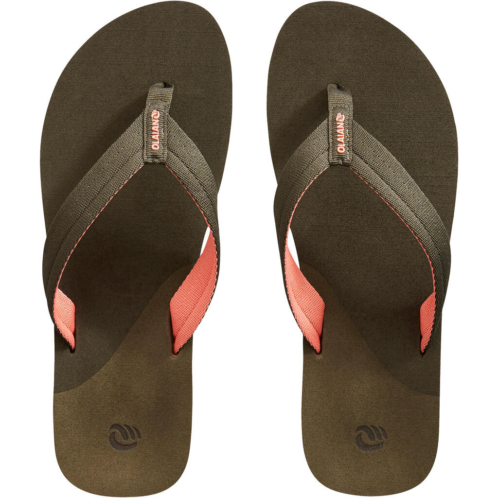 Zehensandalen TO 550 Damen khaki