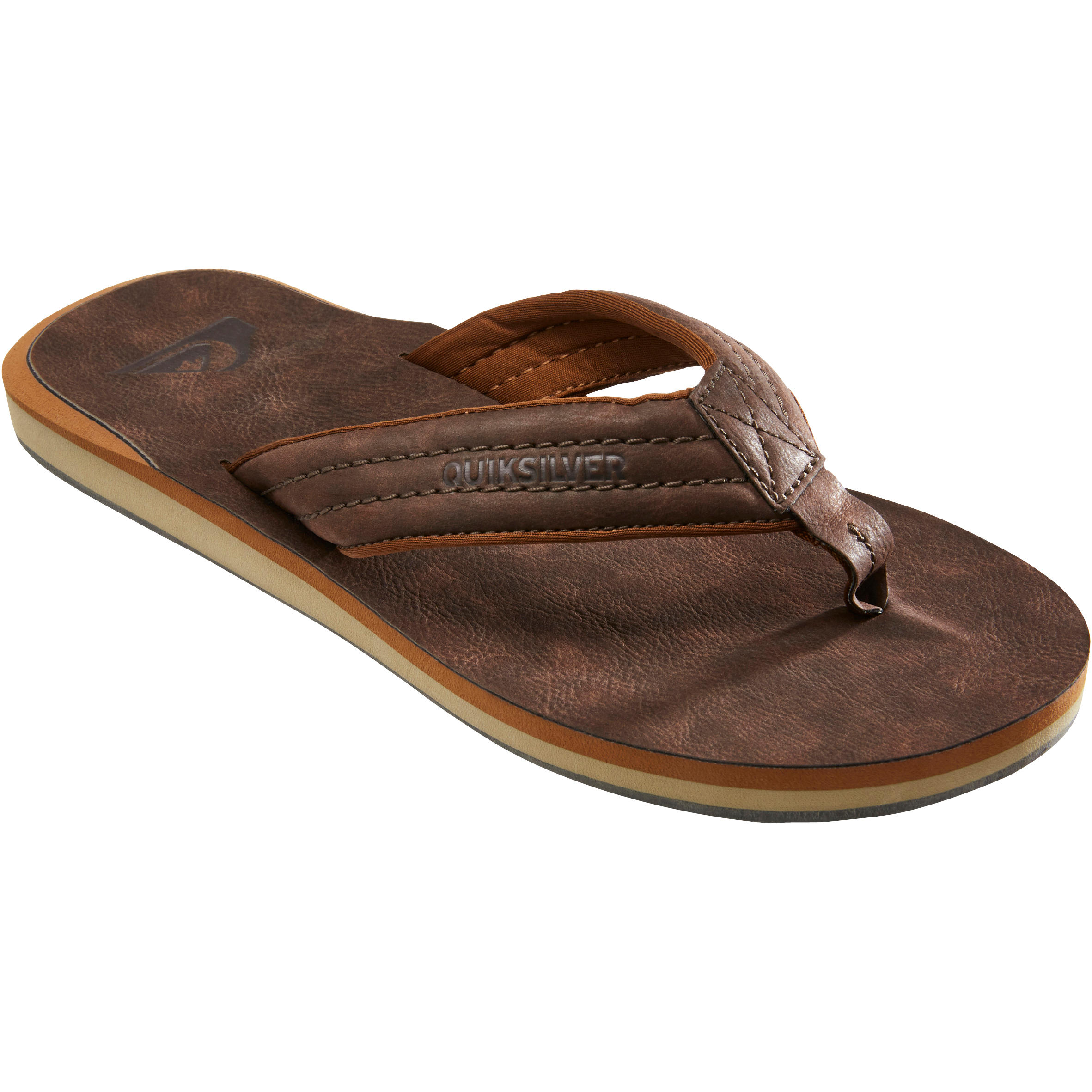 QUIKSILVER Infradito uomo CARVER marroni