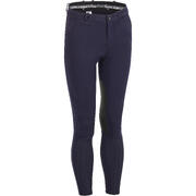 Otroške jahalne hlače z ojačitvami BR340 - mornarsko modre