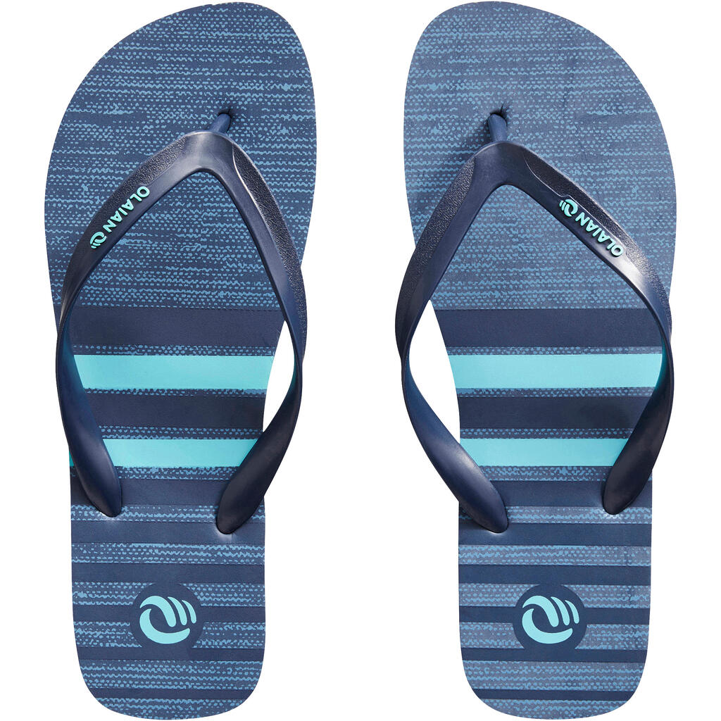 Men’s flip-flops - 120 Wavy blue