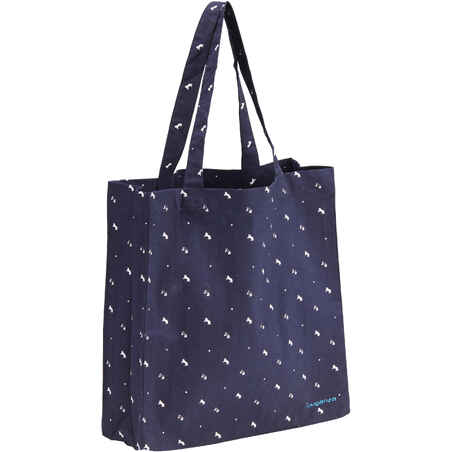 Horse Riding Cotton Grooming Bag - Navy