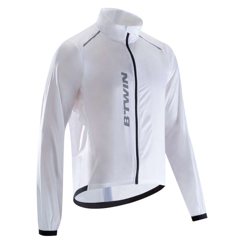MEN ROAD WINDSTOPPER - RC 500 Ultralight Windproof Cycling Jacket - White VAN RYSEL