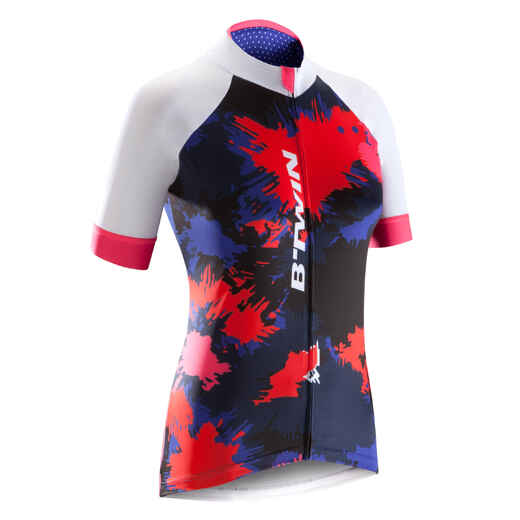 
      900 Women's Short-Sleeved Cycling Jersey - Splash Stains
  