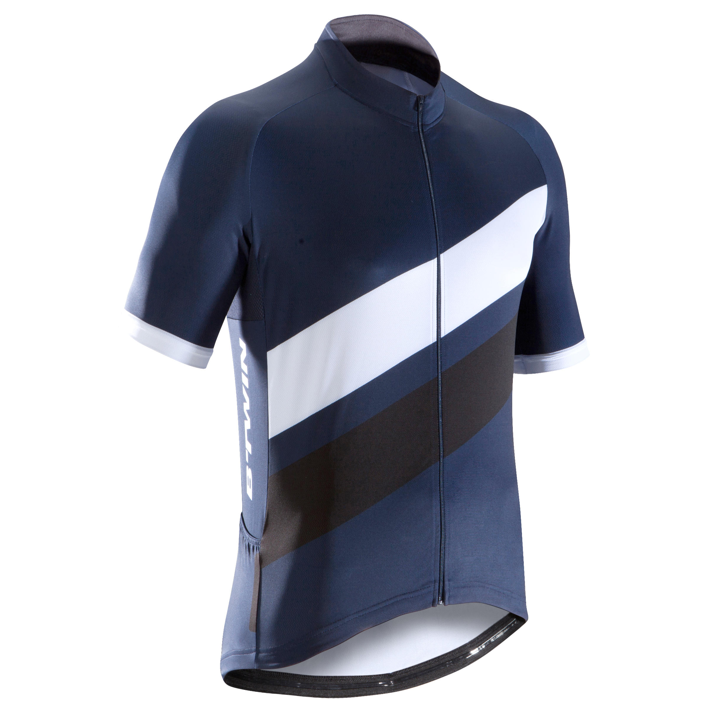 navy cycling jersey