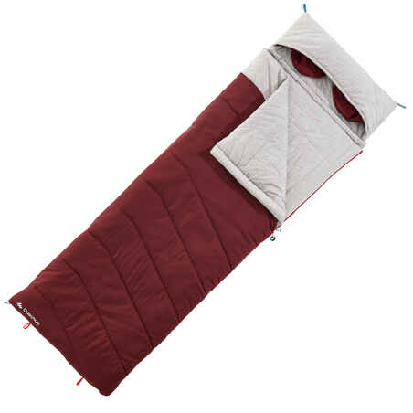 SACO DE DORMIR 0°C ALGODÓN BURDEO - Decathlon