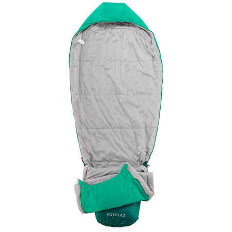 Trek 500 10° Trekking Sleeping Bag - Light Green