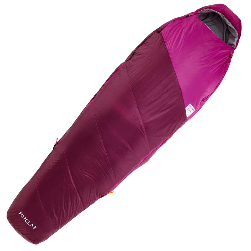 SLEEPING BAG, MATTRESSES SHEETS ACC TREK Trekking - TREK500 15° FEATHR SLEEPINGBAG FORCLAZ - Trekking