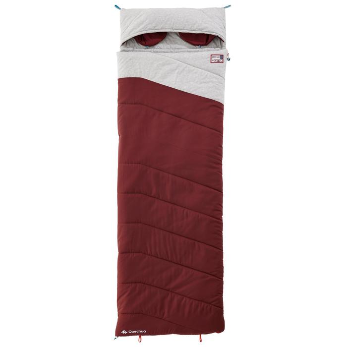 ORGANIC COTTON CAMPING SLEEPING BAG ARPENAZ 0° COTTON Decathlon