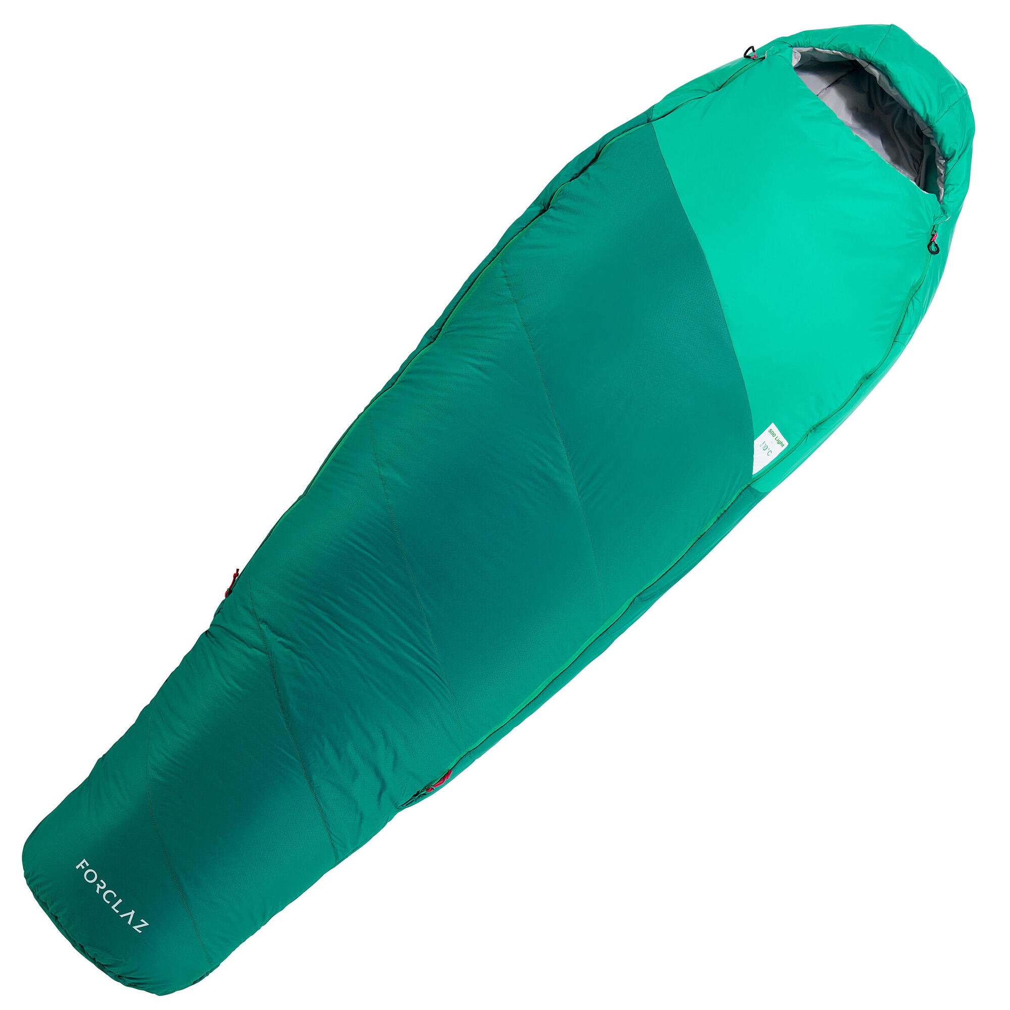 Trekking sleeping bag 500 10° light green Quechua