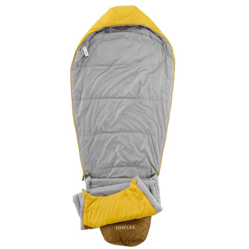 Sac de couchage de trekking TREK500 5° light jaune