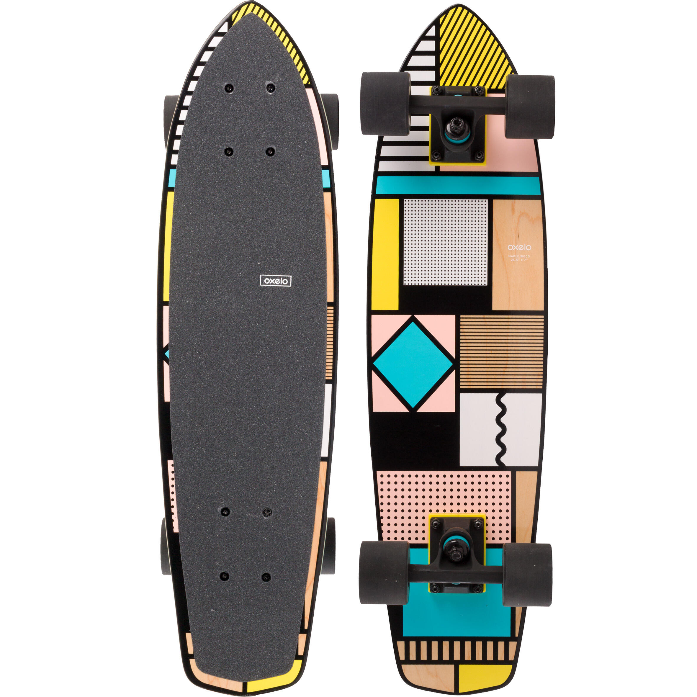 oxelo yamba cruiser skateboard