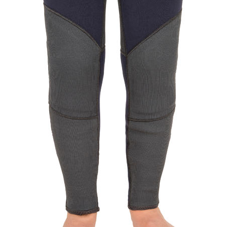 Гідрокостюм дитячий Dinghy 500 неопрен 3/2 мм синій/помаранчевий