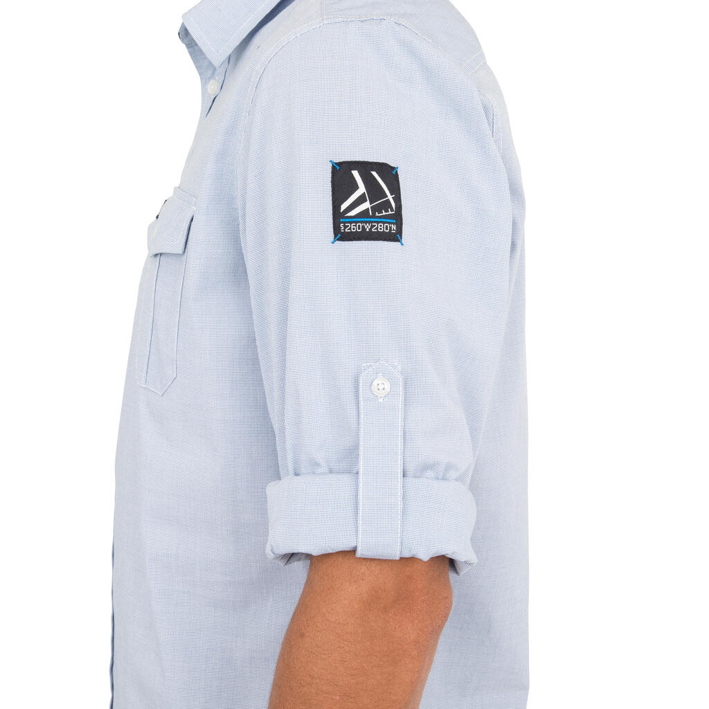 Men's Sailing Shirt 100 - Dark Blue