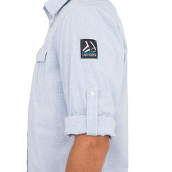 Chemise bateau homme SAILING 100 bleu