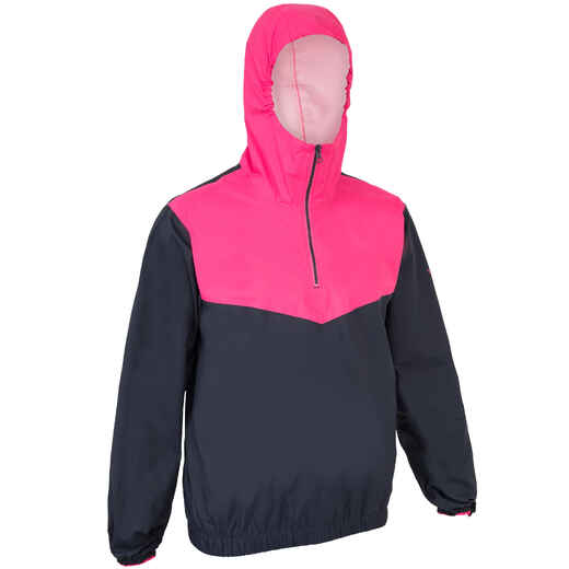 
      Schlupfjacke Regenjacke Segeln Jolle Damen/Herren wasserdicht 100 blau/rosa
  