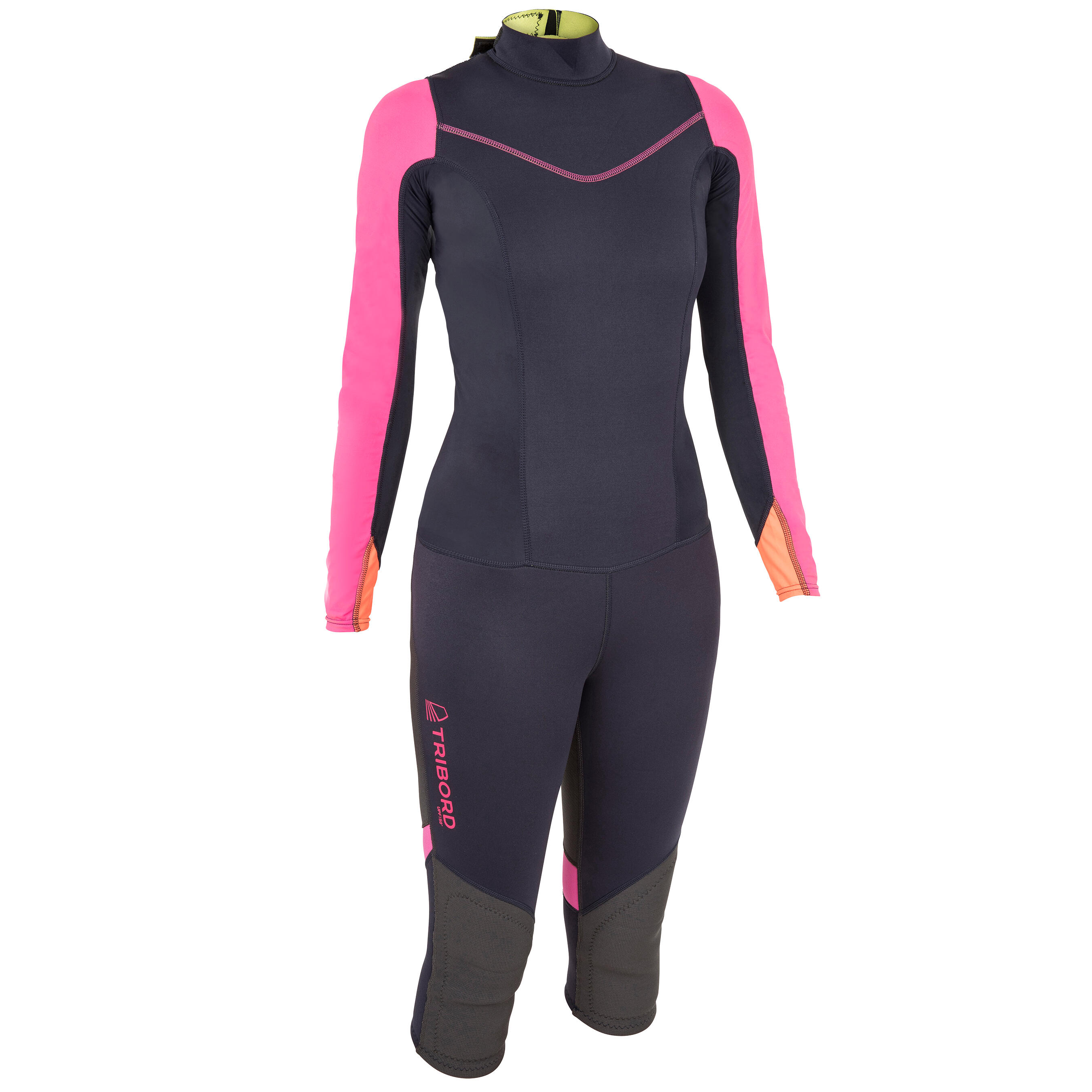 Tribord Uv Werende Neopreen Vrouwenwetsuit 1Mm Zeilen Dinghy 500 Donkerblauwroze tribord kopen in de aanbieding Tribord Uv Werende Neopreen Vrouwenwetsuit 1Mm Zeilen Dinghy 500 Donkerblauwroze tribord kopen in de aanbieding