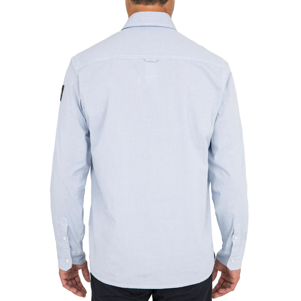 Chemise bateau homme SAILING 100 bleu