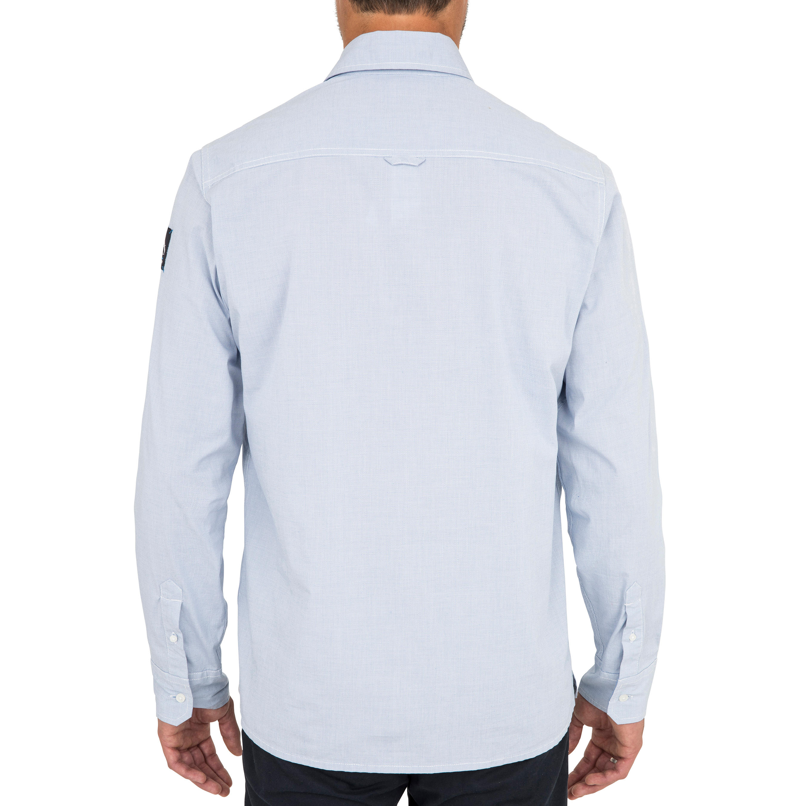 Men's sailing shirt 100 - blue 4/8