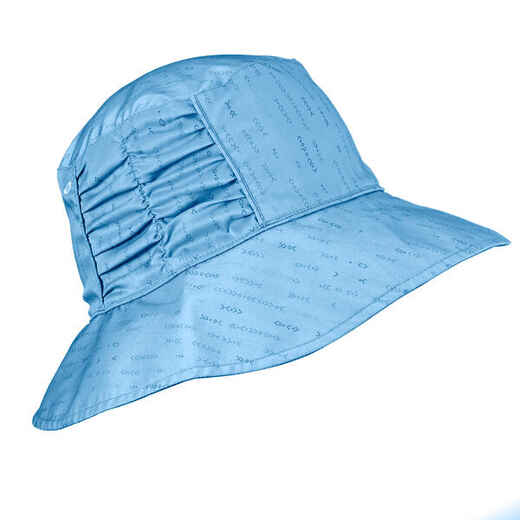 
      CN Women's  reversible Mountain Trekking sun hat TREK 500 - blue
  