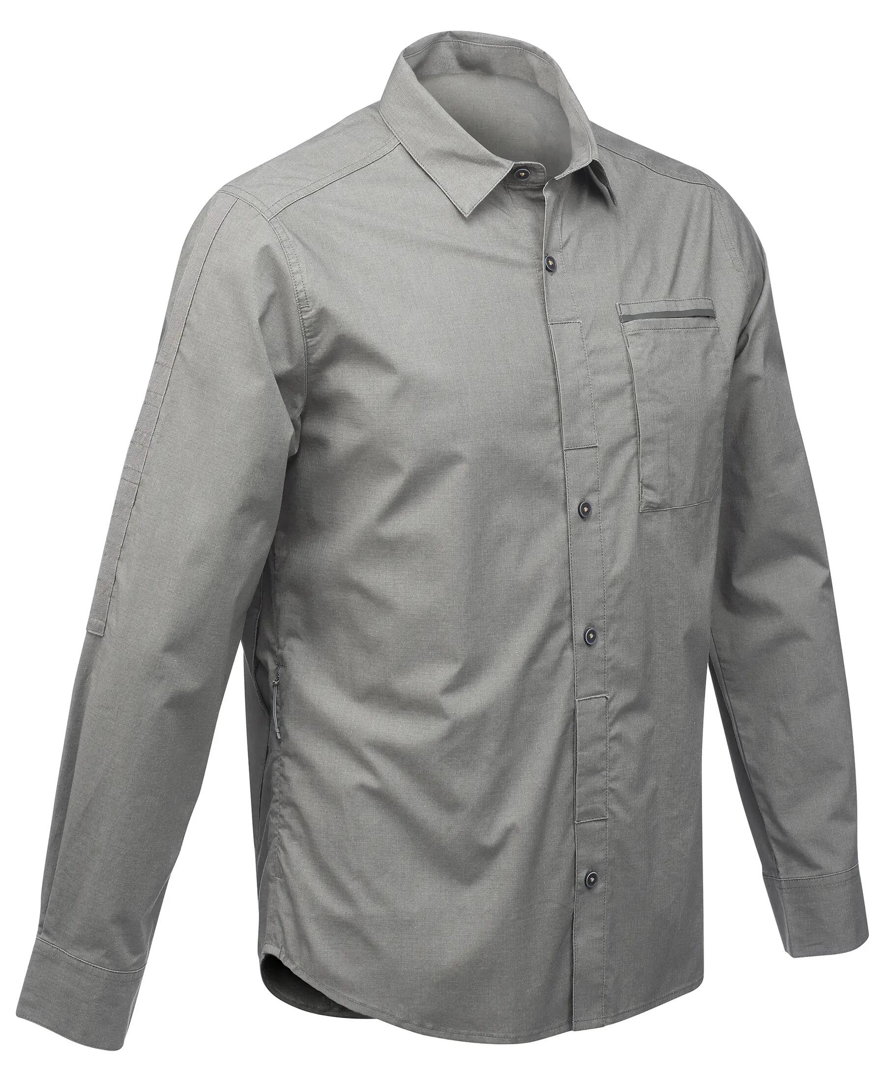 Chemise manches longues travel 500 homme