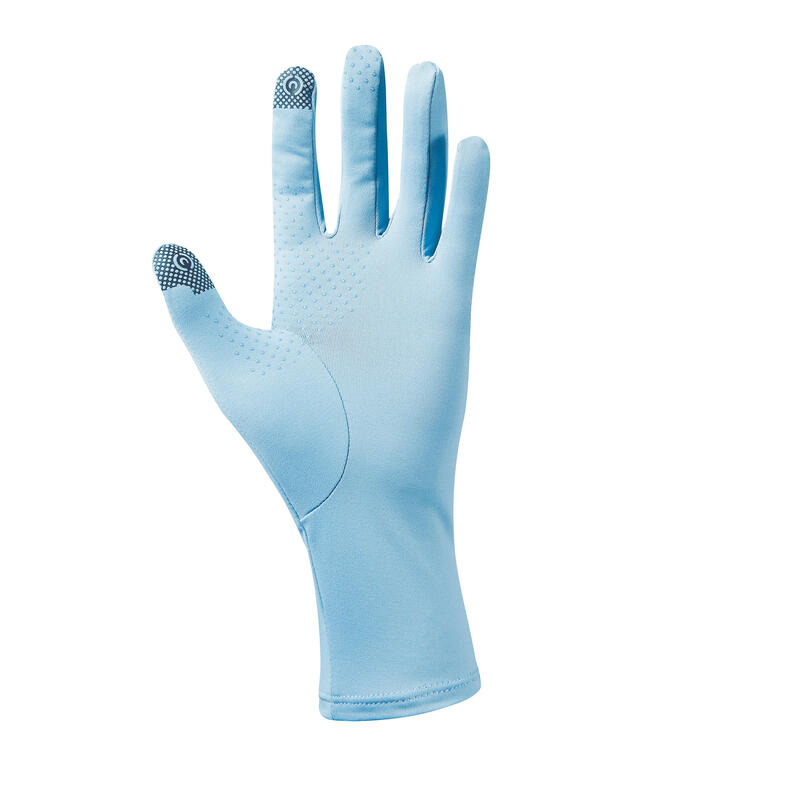 Desert Trekking Anti-UV Gloves DESERT 500 - Blue