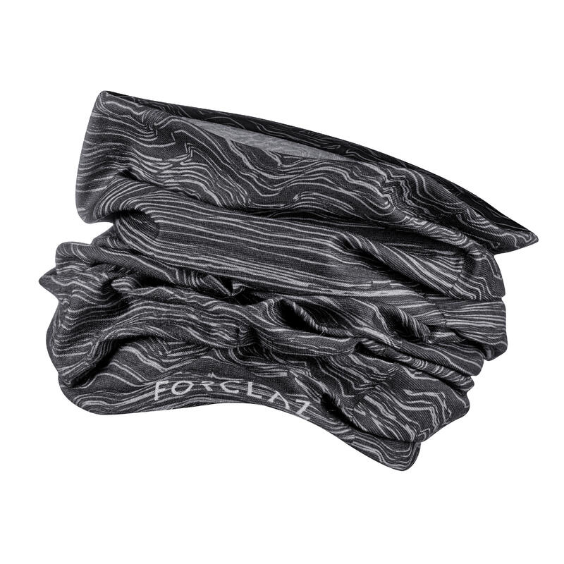 Bandeau de randonnée d'aventure montagne TREK 500 multi positions noir Bandeau de randonnée d'aventure montagne TREK 500 multi positions noir