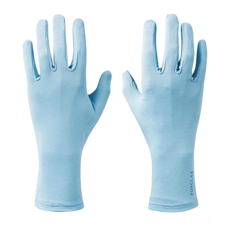 Desert Trekking Anti-UV Gloves DESERT 500 - Blue