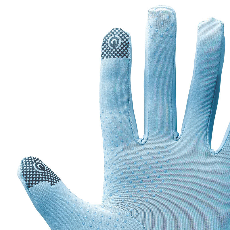 Desert Trekking Anti-UV Gloves DESERT 500 - Blue