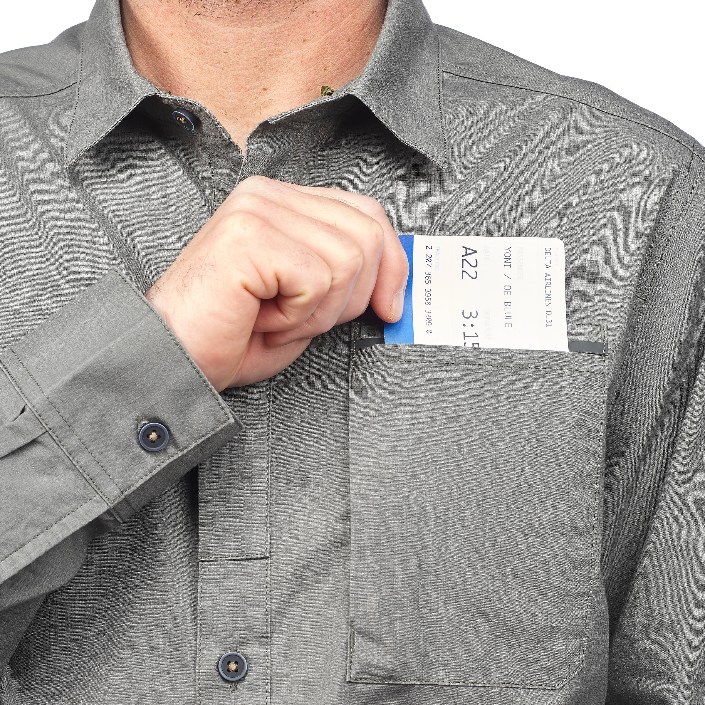 camisa trekking decathlon