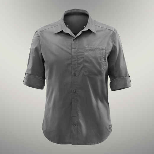 
      CAMISA TREKKING HOMBRE TRAVEL500 KAKI
  