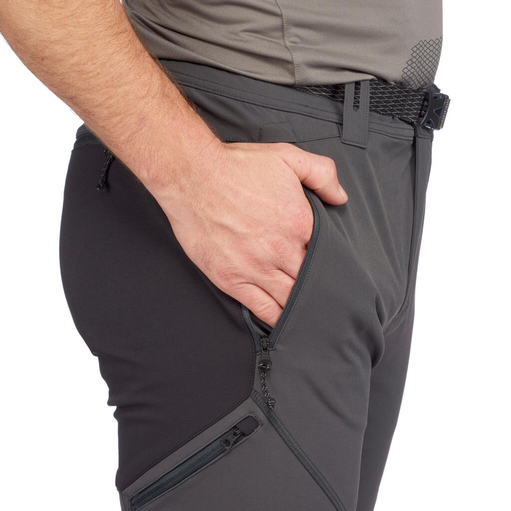 PANTALÓN TREKKING HOMBRE TREK 900 GRIS