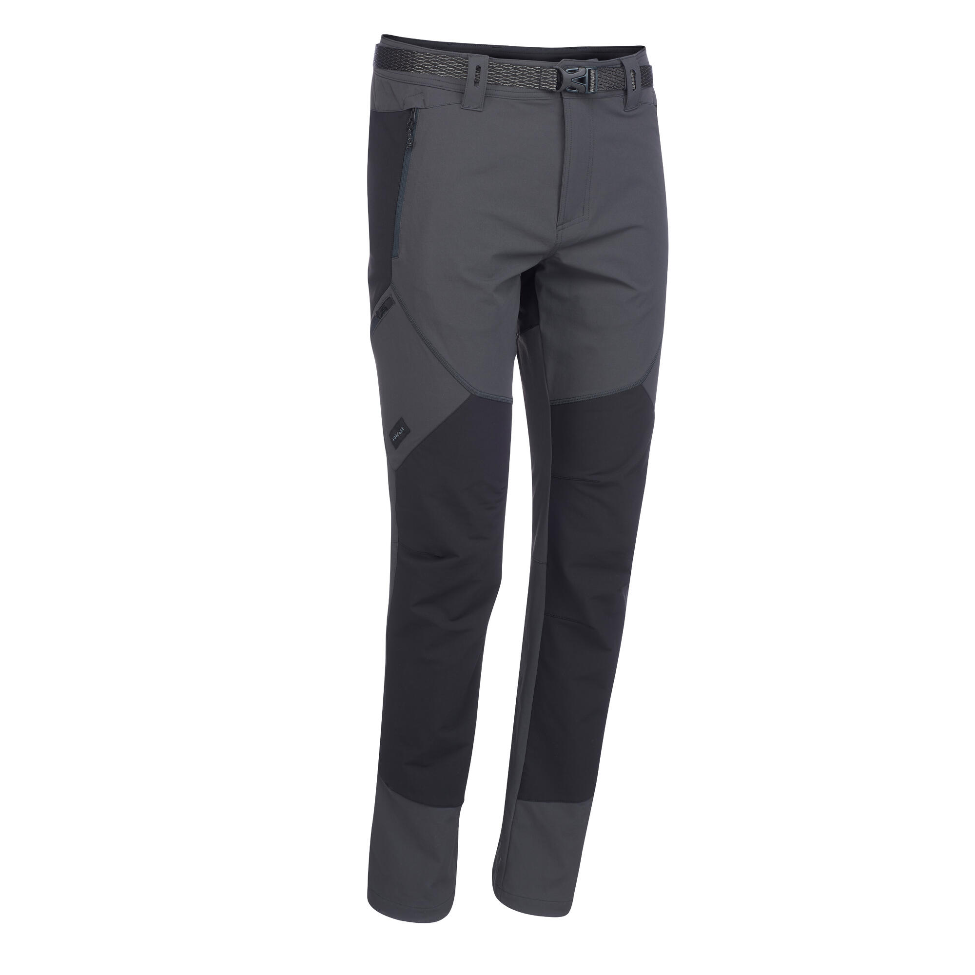 Men's mountain trekking trousers - TREK 900 - dark grey | forclaz