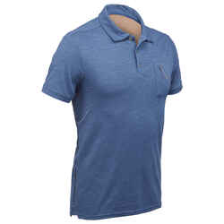 Travel 100 Men's Short-Sleeved Polo Shirt - Blue