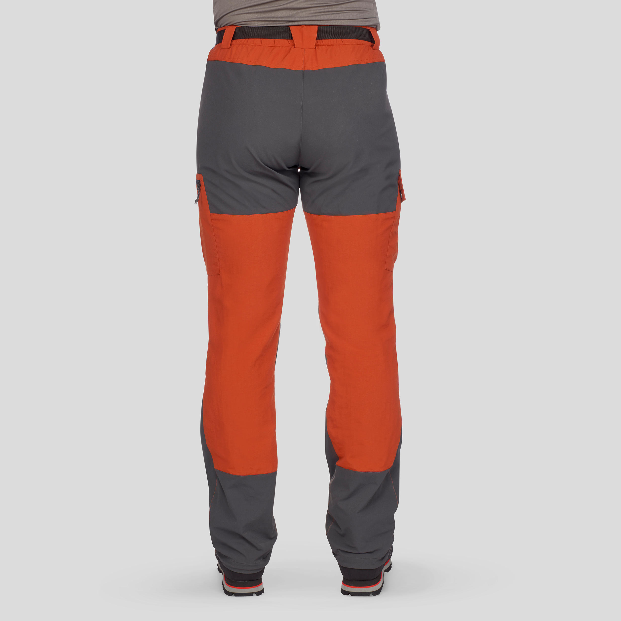 Men's Mountain Trekking Trousers -TREK 500 - Brown - Decathlon