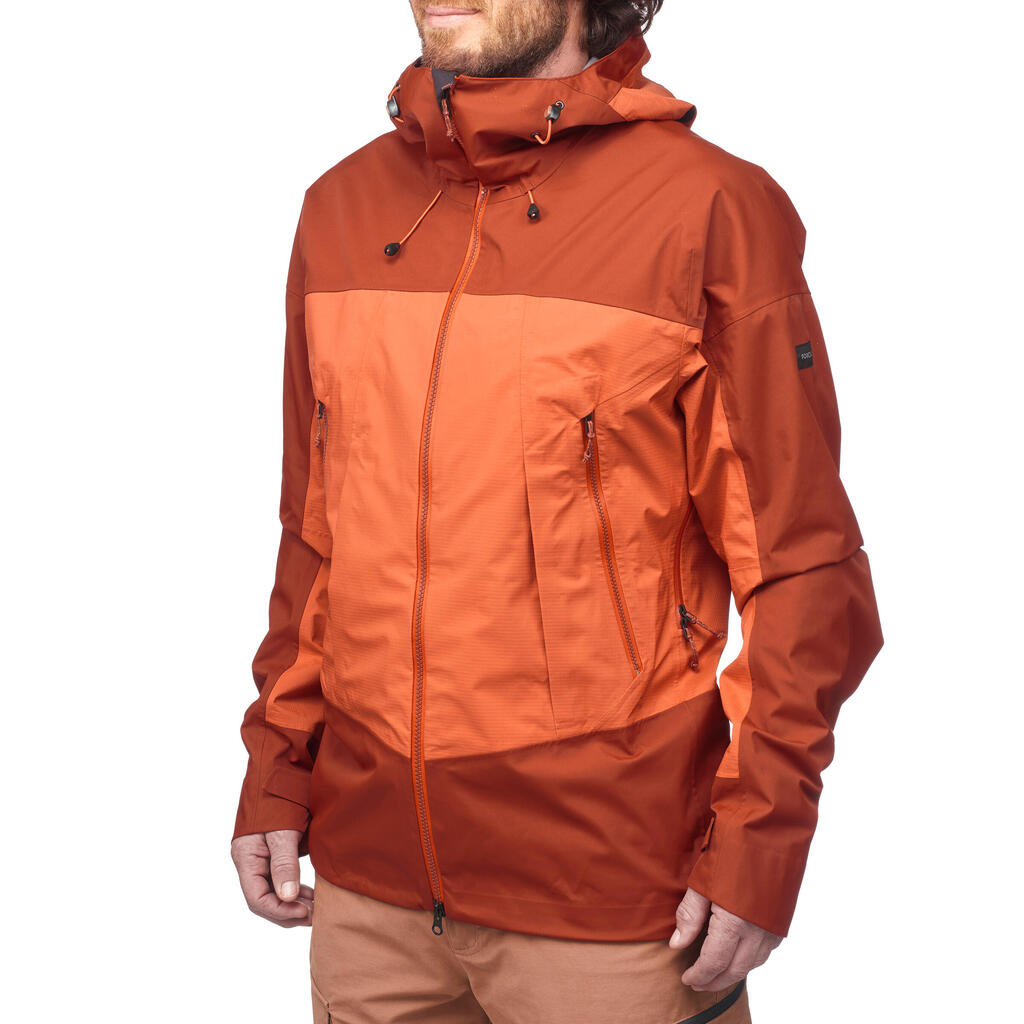 Regenjacke Herren wasserdicht versiegelte Nähte Trekking - MT500 