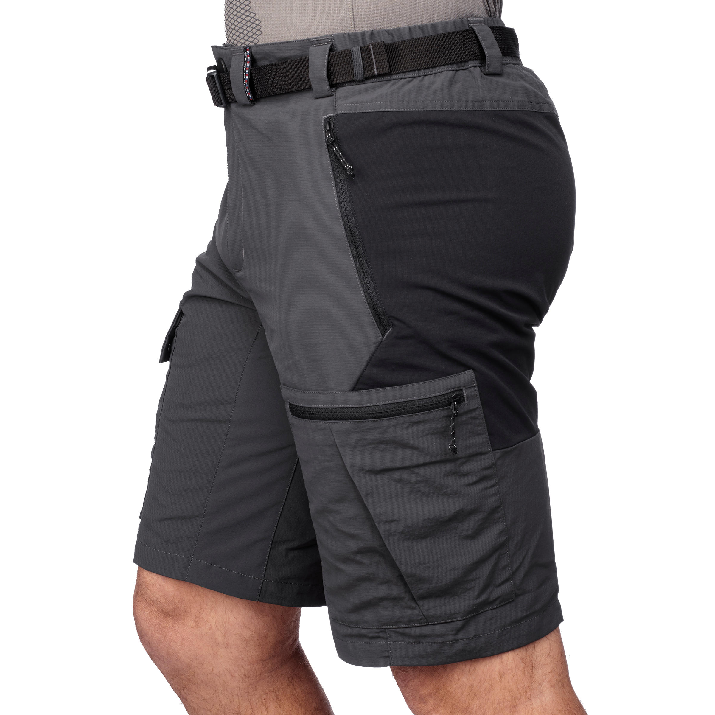 Short resistant de trek montagne TREK 500 gris fonce homme Decathlon