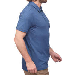 Travel 100 Men's Short-Sleeved Polo Shirt - Blue