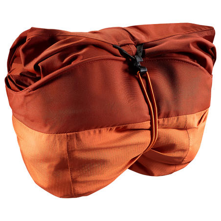 Чоловіча куртка TREK 500 для гірського трекінгу, водонепроникна - помаранчева