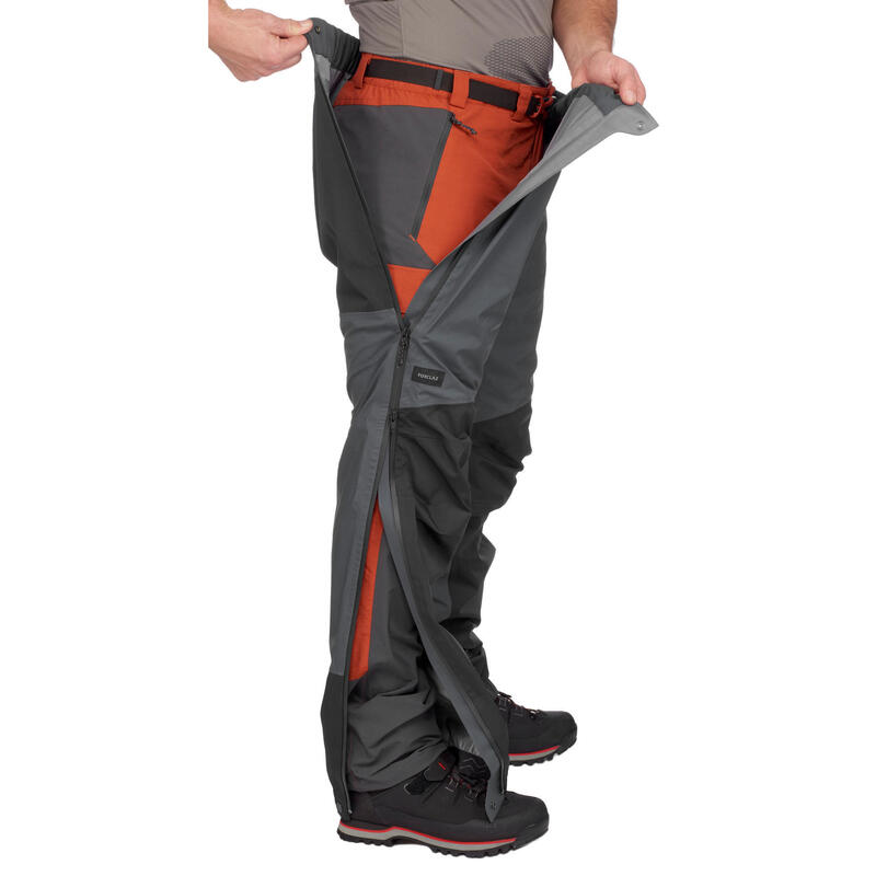 Pantalón de montaña y trekking impermeable Hombre Forclaz Trek500