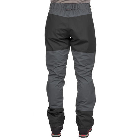 Чоловічі верхні штани Trek500 для гірського трекінгу - Сірі