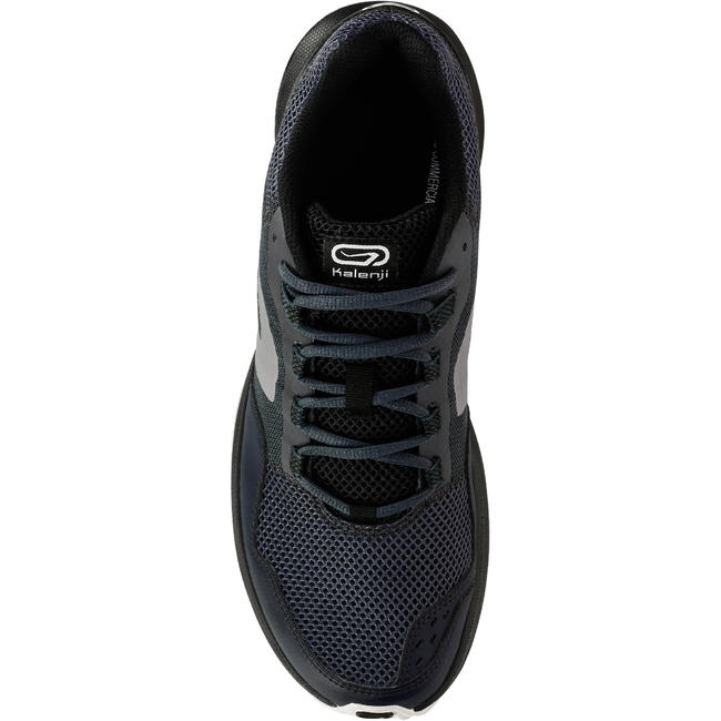 RUN ACTIVE GRIP MEN'S RUNNING SHOES BLACK GREY