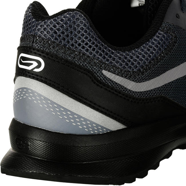 RUN ACTIVE GRIP MEN'S RUNNING SHOES BLACK GREY
