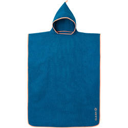 PONCHO SURF ADULTE 500 Bleu Celtic
