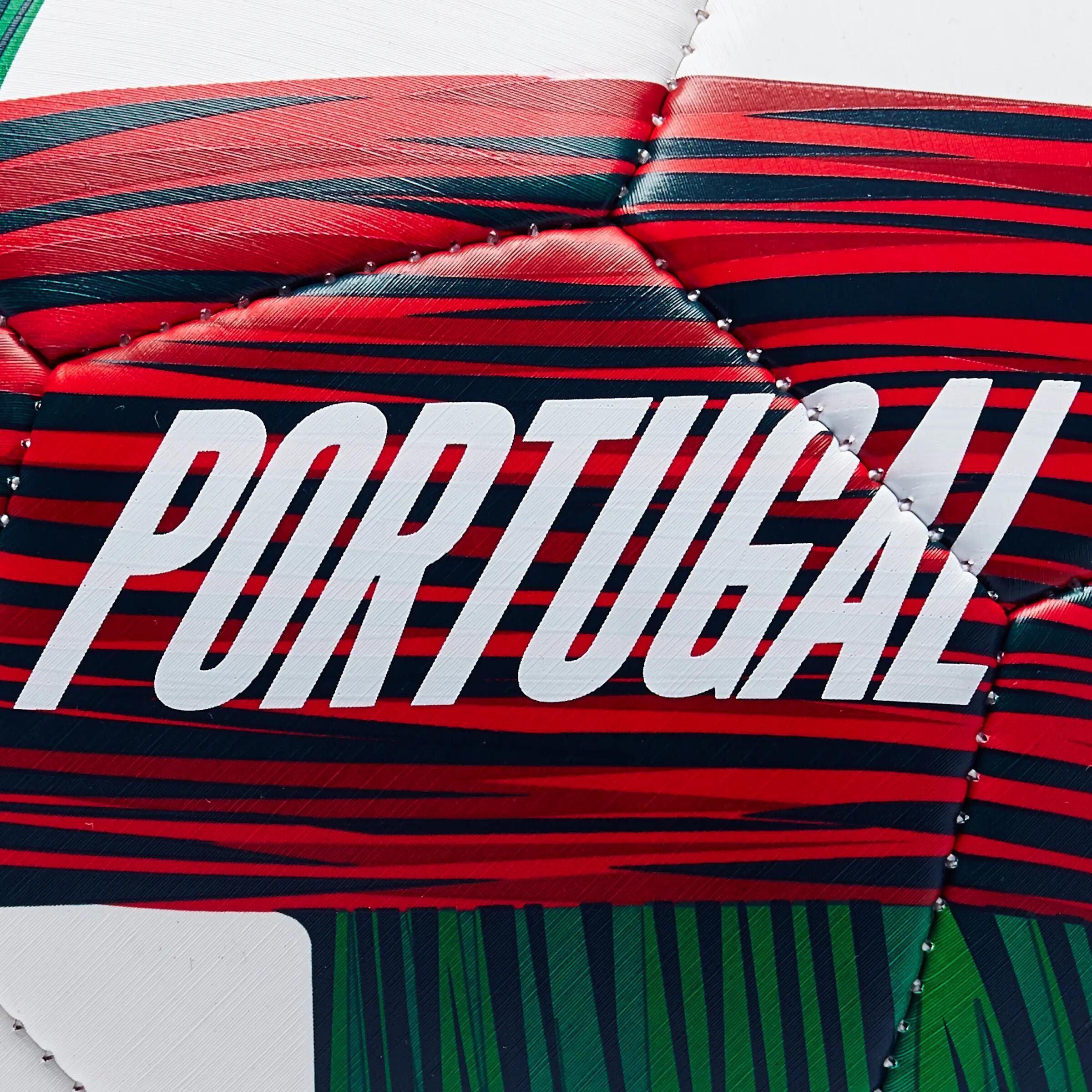 Portugal Size 5 Football - Green/White/Red 4/6