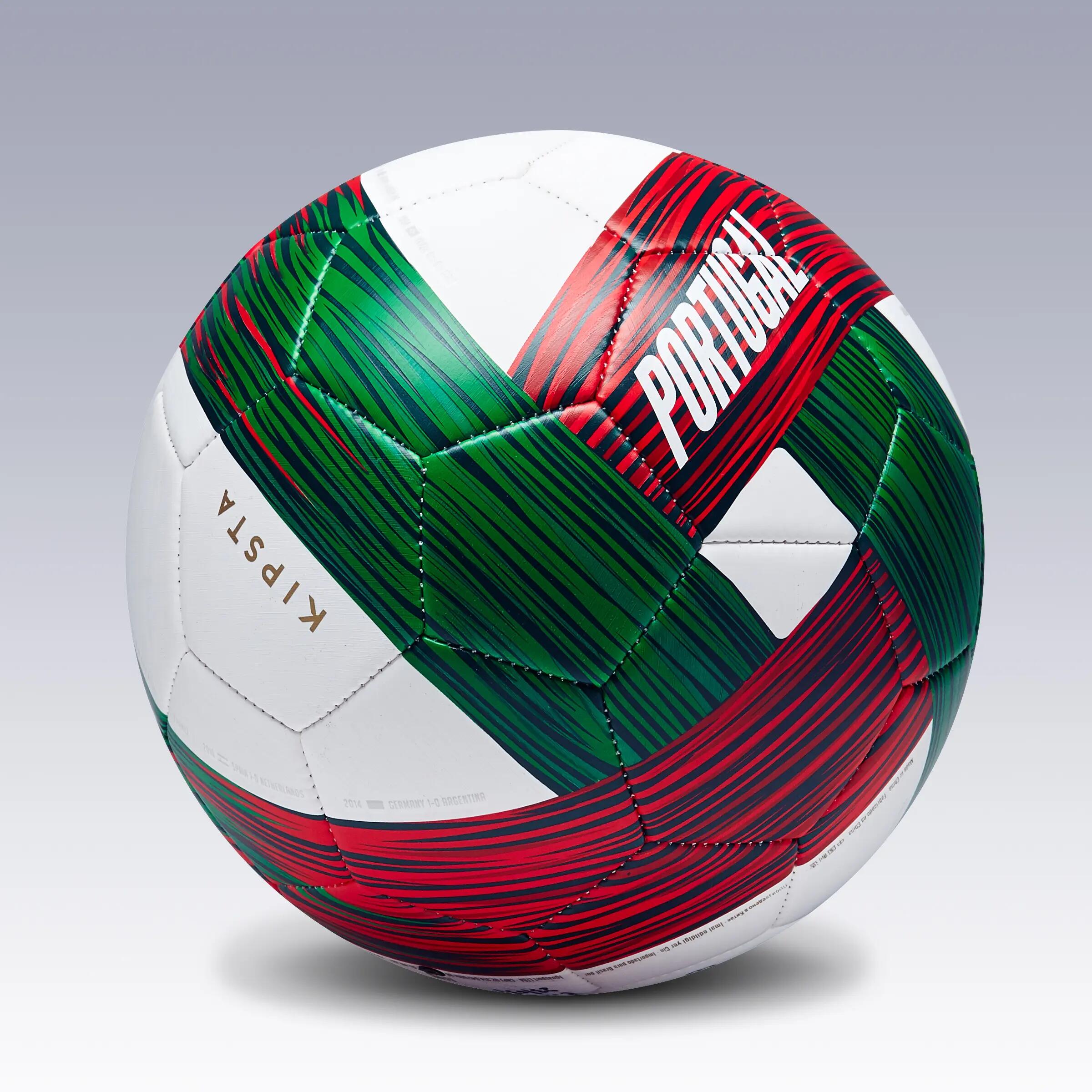 Portugal Size 5 Football - Green/White/Red 2/6